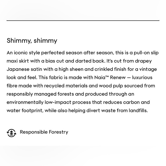 Aritzia Babaton Slip Satin Maxi Skirt - Picture 5 of 9